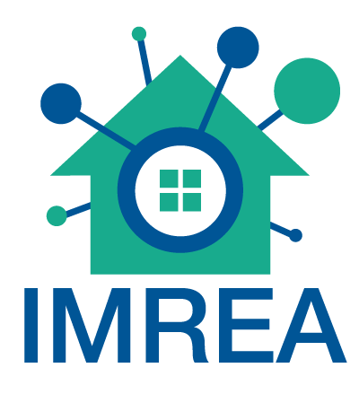 Logo Imrea: Stilisierte Grafik mit Haus